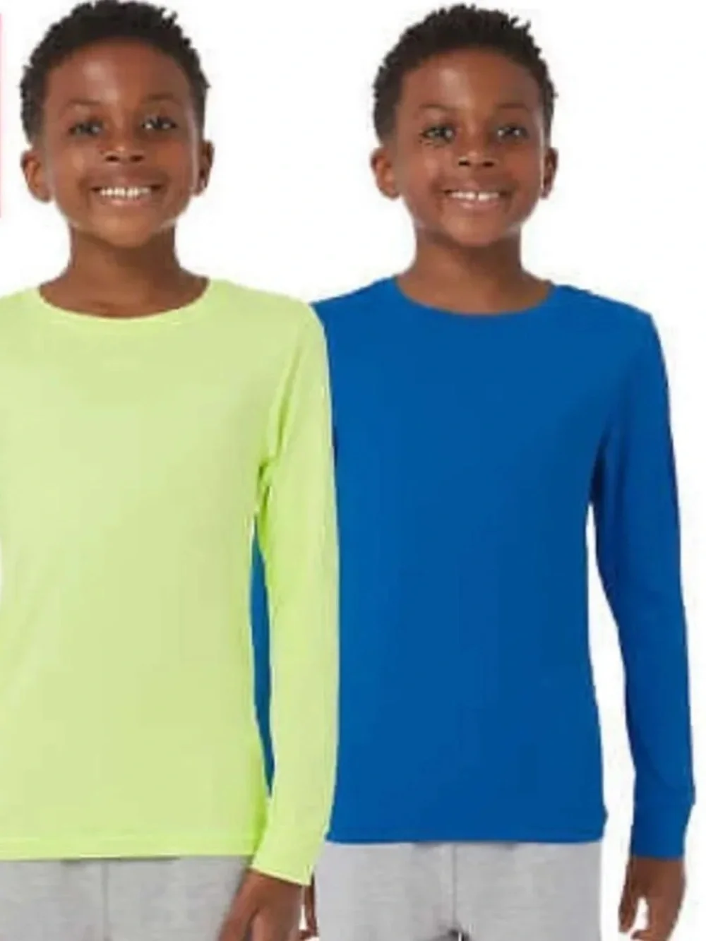 32 Degrees Cool Youth Medium Long Sleeve Shirts set- Blue, yellow , Light Blue